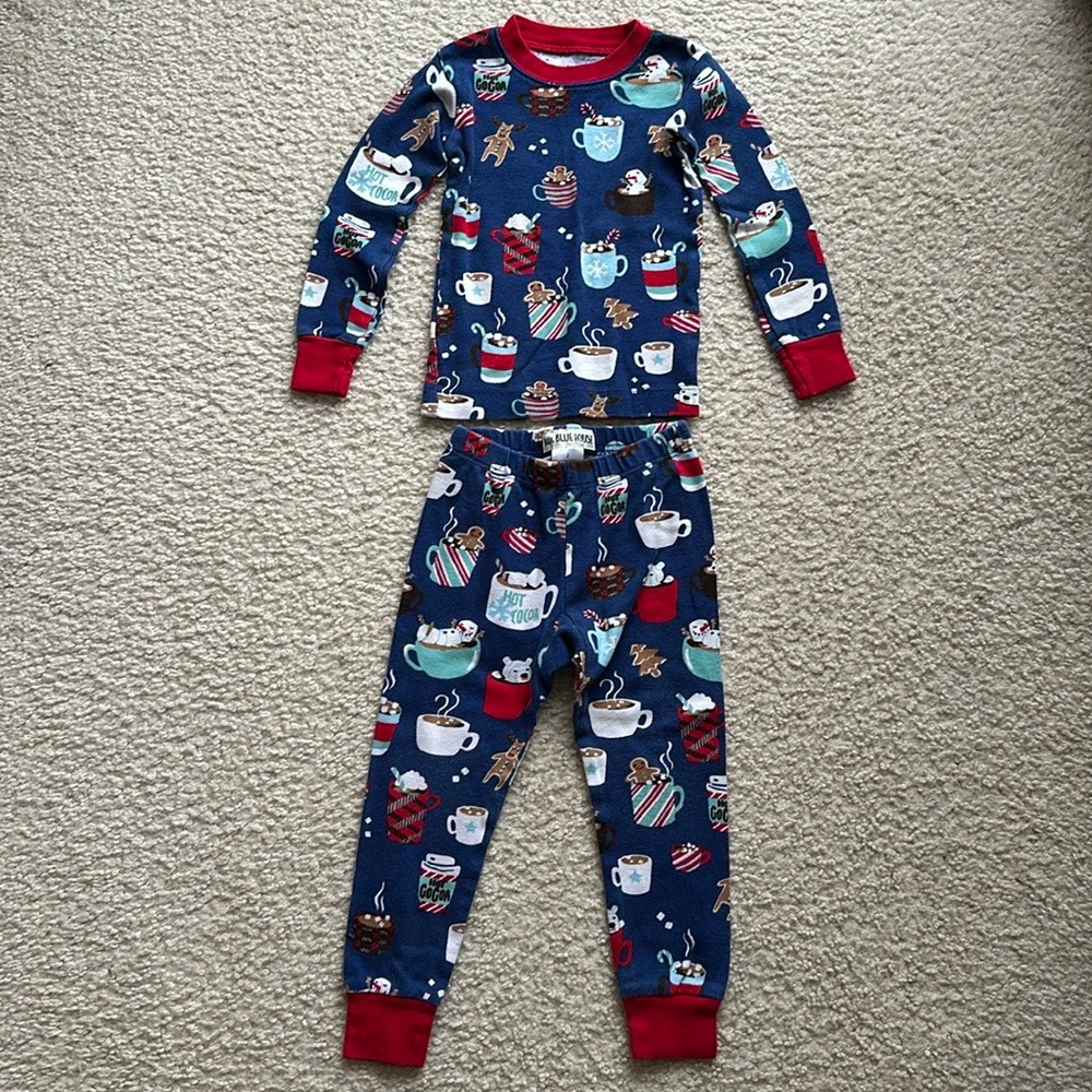 Little Blue House by Hatley Blue Holiday Cocoa Pajamas